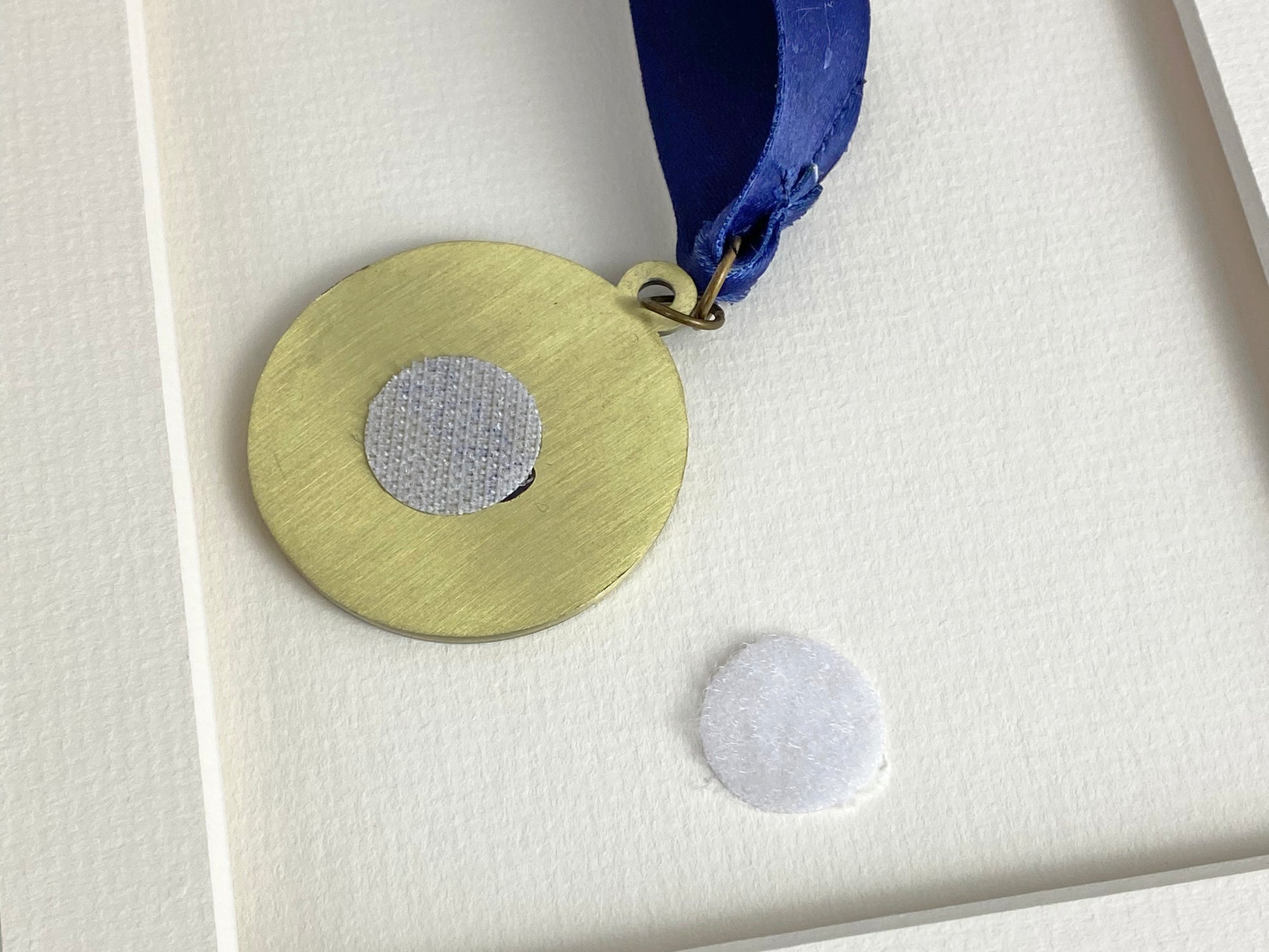 Medal display Frame with Apertures for Two Medals. 30x40cm. - PhotoFramesandMore - Wooden Picture Frames