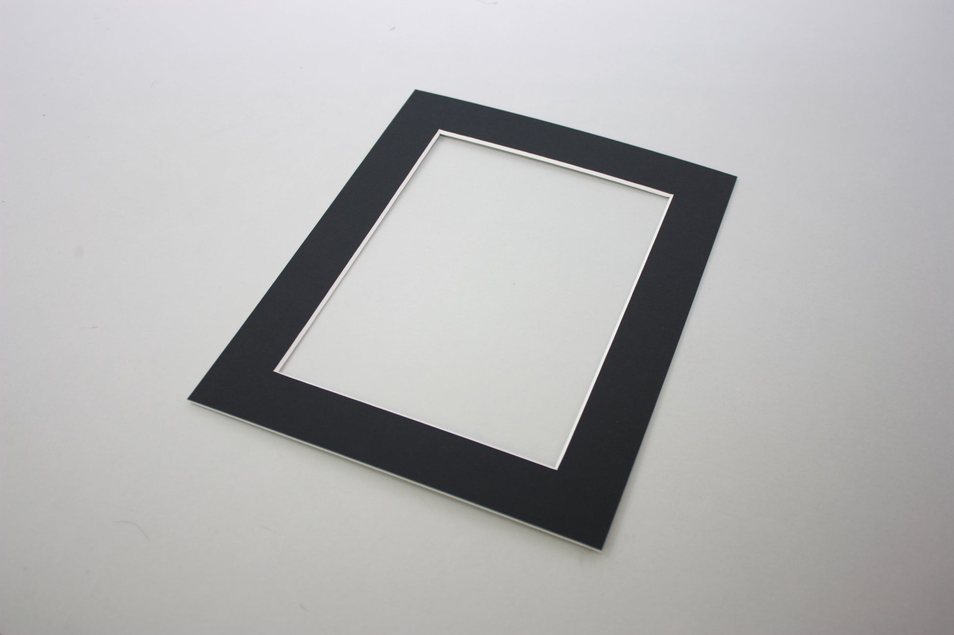 Pack of 5 Mounts - Black - PhotoFramesandMore - Wooden Picture Frames