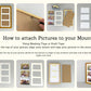 Instax Square Multi Aperture Wooden Photo Frame.Holds Fifty-Two 62mmx62mm sized Photos. 35x100cm.Capture a photo every week for a year! - PhotoFramesandMore - Wooden Picture Frames