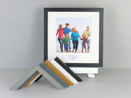 Personalised Caption Frames. 30x30cm Frame with 8x8 inch Photo. Your Text and Photo to treasure a special memory. A Perfect Gift (98)