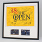 Display your golf flag. with two photographs. Perfect for Golf Flags and memorabilia.  Wooden Picture Frames