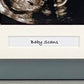 Baby Scan Frame - Landscape Multi aperture frame for Two Scans and One Text Box. - PhotoFramesandMore - Wooden Picture Frames
